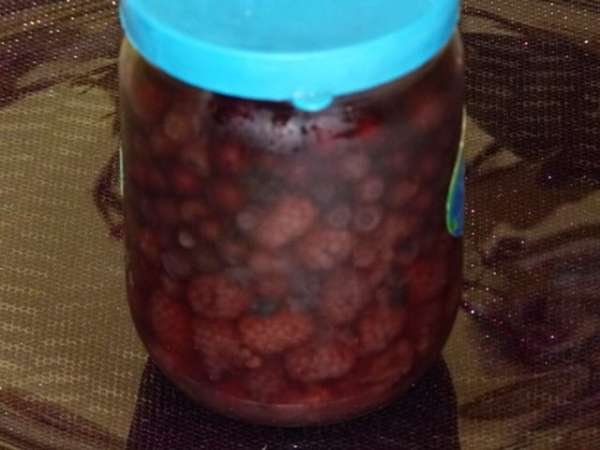 Накрыть крышкой и поставить в укромное место до Рождества... Затем процедить. Риздвянык готов к употреблению! Хочу сказать, что размер банок значения не имеет, главный принцип: ягоды до верху банки, а водки столько, что бы покрыла ягоды. Фото: Нашла прошлогоднюю баночку, забытую в холодильнике. Накрыть крышкой и поставить в укромное место до Рождества... Затем процедить. Риздвянык готов к употреблению! Хочу сказать, что размер банок значения не имеет, главный принцип: ягоды до верху банки, а водки столько, что бы покрыла ягоды. Фото: Нашла прошлогоднюю баночку, забытую в холодильнике.