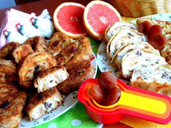 Очень вкусно с чаем, какао или просто таскать как пирожки))) Очень вкусно с чаем, какао или просто таскать как пирожки)))