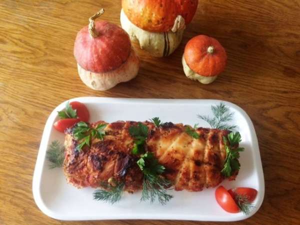 Хочу поблагодарить Ниночку за отличный рецепт куриного рулета http://www.edimdoma.ru/retsepty/61090-zapechennyy-kurinyy-rulet-farshirovannyy-gribami-i-kuragoy-v-tomatno-medovom-souse.
Очень вкусный получился. Ниночка, спасибо!
Пока будет налажена функция отчетов к рецепту, решила в свой рецепт прикрепить. Хочу поблагодарить Ниночку за отличный рецепт куриного рулета http://www.edimdoma.ru/retsepty/61090-zapechennyy-kurinyy-rulet-farshirovannyy-gribami-i-kuragoy-v-tomatno-medovom-souse.
Очень вкусный получился. Ниночка, спасибо!
Пока будет налажена функция отчетов к рецепту, решила в свой рецепт прикрепить.