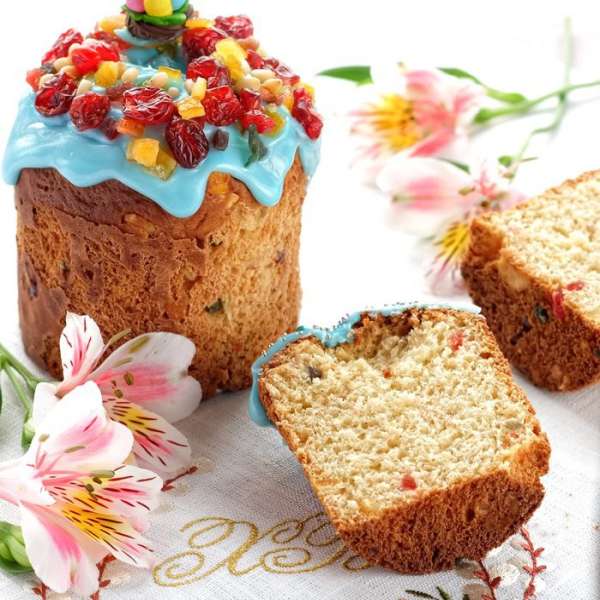 Посмотрите, какой кулич получается в разрезе! 