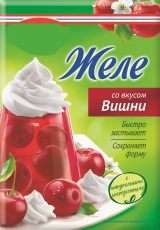 Желе приготовить по инструкции.