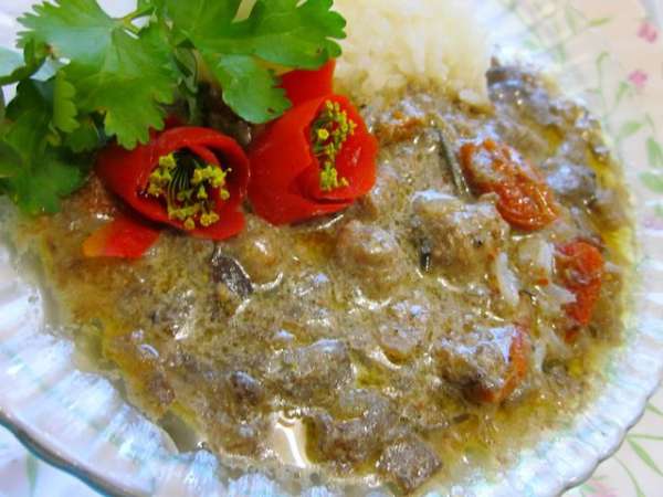 Вкусненько, попробуйте.
На гарнир можно подать рис. Вкусненько, попробуйте.
На гарнир можно подать рис.