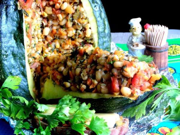 Ароматный овощной ужин готов! Если исключить мясные добавки,можно делать и в пост!