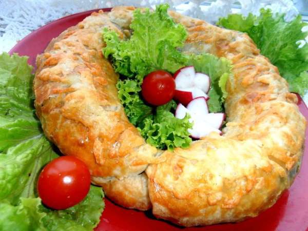 Переносим аккуратно на блюдо наше хрустящее чудо))