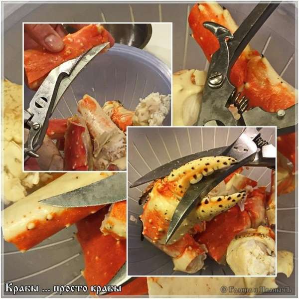 Вот такой процесс, который дальнейший. Быстро и удобно извлекаем мясо из хитиновых покровов.
