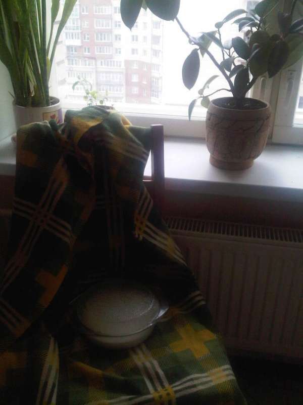 Смотрите как ему уютно и тепло спалось! :)