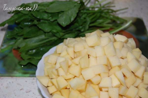 Мясо порезать небольшими кусочками, залить водой и варить около 30 минут. Картофель очистить и нарезать кубиками. Бросить картофель к мясу, варить 15 минут. Мясо порезать небольшими кусочками, залить водой и варить около 30 минут. Картофель очистить и нарезать кубиками. Бросить картофель к мясу, варить 15 минут.