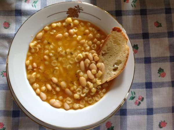 Паста готова  et voilà блюдо готово! Надеюсь вы оцените и не пожалеете!!!!
        
                                          BUON APPETITO !!!!

P.S. К этому блюду можно подать,как свежий,так и поджаренный на гриле хлеб...
