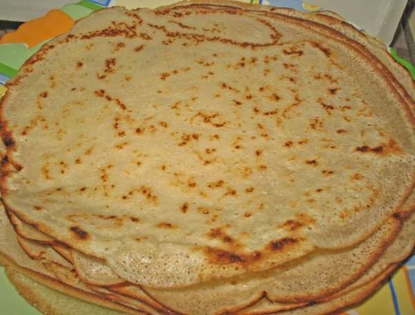 готовим блины по любимому рецепту.
