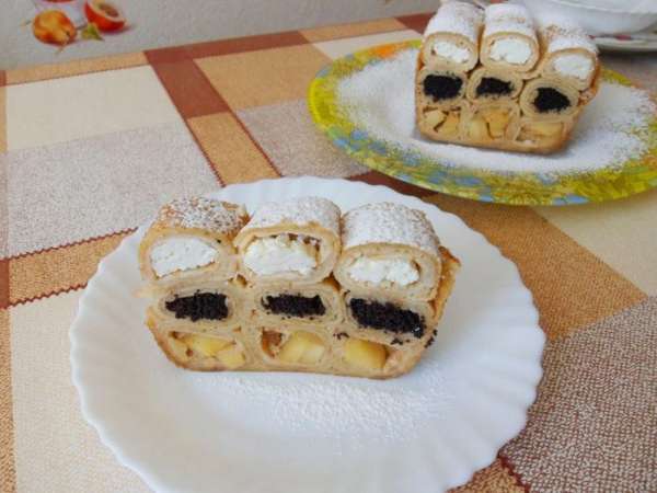 Нарезать на порционные кусочки.