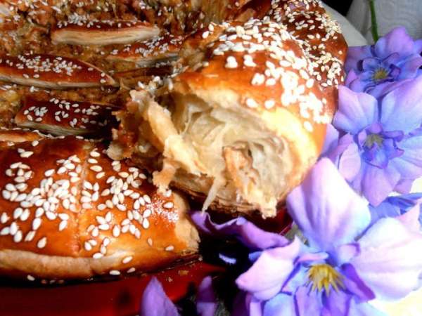 Как я и говорила, благодаря надрезам, отделить кусочки не составляет никакого труда!