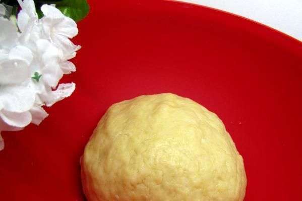 И при помощи миксера (с насадкой для теста) вымесить гладкое тесто. Миску с тестом поставить в теплое место на 1 час до увеличения его объёма вдвое. 