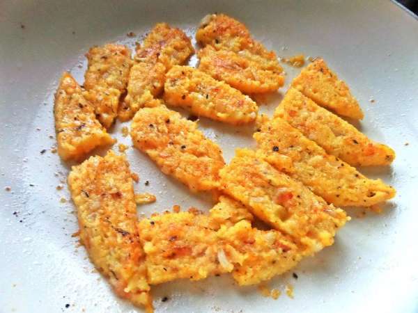 Я ее обжарила на оливковом масле. Это так вкусно! Ела бы и ела, но очень сытно. Я ее обжарила на оливковом масле. Это так вкусно! Ела бы и ела, но очень сытно.