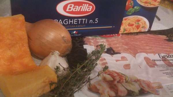 Приготовить продукты. 