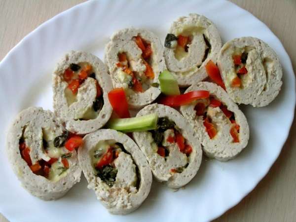 нарезать на порционные кусочки. Приятного аппетита! :) нарезать на порционные кусочки. Приятного аппетита! :)