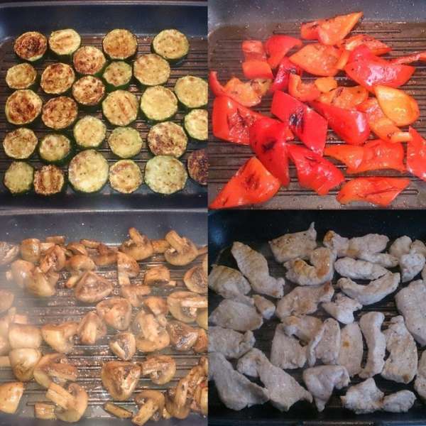 Обжариваем все овощи и куриную грудку, все по отдельности. Если на фото не очень хорошо видно, то можно нажать кнопочку «на весь экран». Обжариваем все овощи и куриную грудку, все по отдельности. Если на фото не очень хорошо видно, то можно нажать кнопочку «на весь экран».