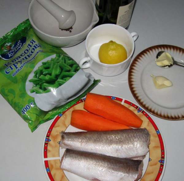 Исходные продукты.