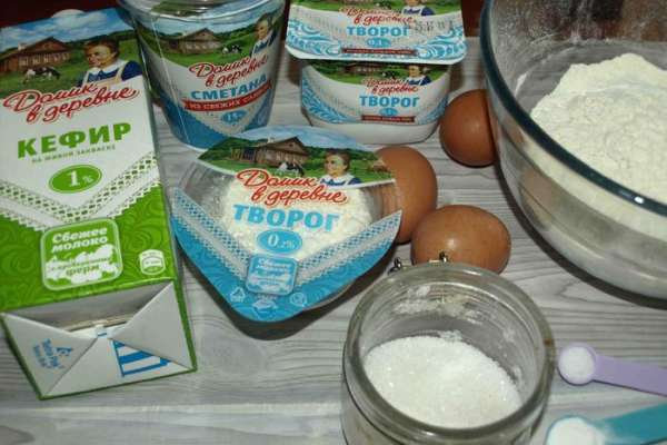 Приготовить все необходимые продукты.