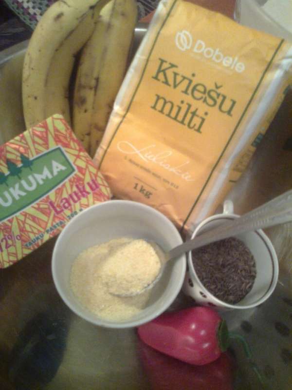 Готовим продукты.