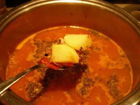 Почищенный и порезанный кубиками картофель добавить к супу. Довести до кипения и варить еще 20 мин. Добавить итальянские травы. Почищенный и порезанный кубиками картофель добавить к супу. Довести до кипения и варить еще 20 мин. Добавить итальянские травы.