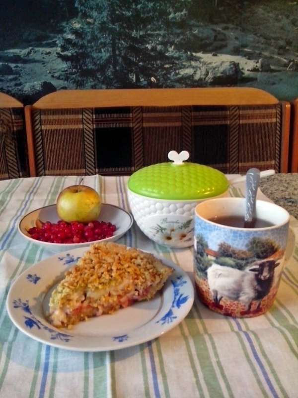 Вкуснейший пирог готов. Приятного чаепития! Вкуснейший пирог готов. Приятного чаепития!