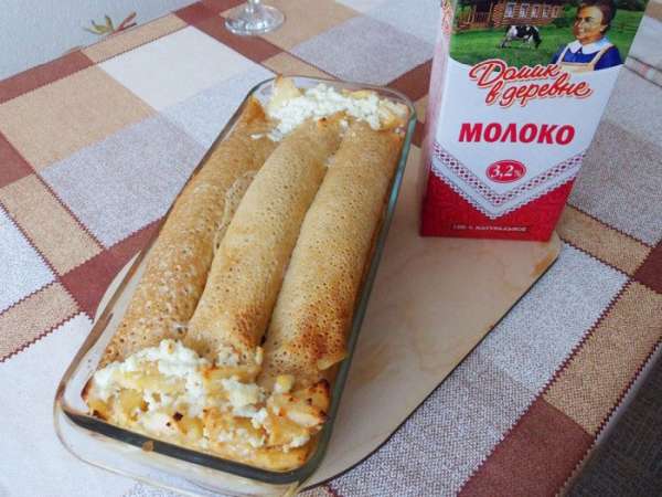 Время прошло. Запеканка готова.