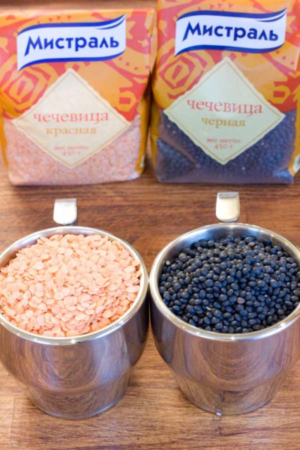 Вот она, красная и черная...нет, не икра. ))) Чечевица. Очень полезный и вкусный продукт.