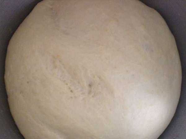 Накрыть влажным полотенцем (намочить в тёплой воде).
Оставить подходить. После того, как тесто увеличится в 2 раза надо обмять тесто и ещё раз поставить подходить. Накрыть влажным полотенцем (намочить в тёплой воде).
Оставить подходить. После того, как тесто увеличится в 2 раза надо обмять тесто и ещё раз поставить подходить.