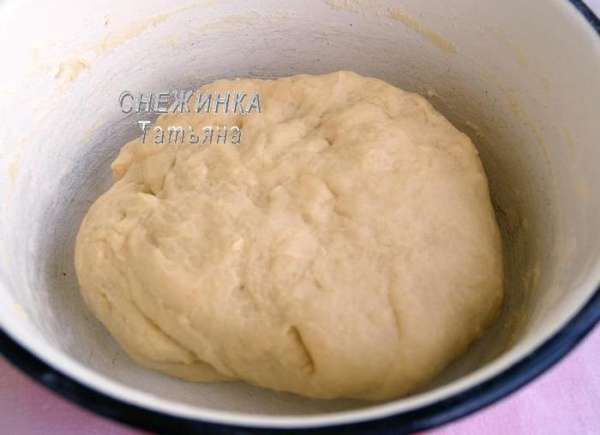 Теперь выливаем оставшуюся яично-масляную массу, добавляем соль, и постепенно просеиваем оставшуюся муку. Вымешиваем тесто до эластичности. Теперь выливаем оставшуюся яично-масляную массу, добавляем соль, и постепенно просеиваем оставшуюся муку. Вымешиваем тесто до эластичности.