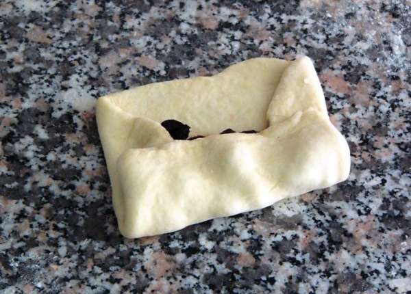 Потом сверху и снизу. 